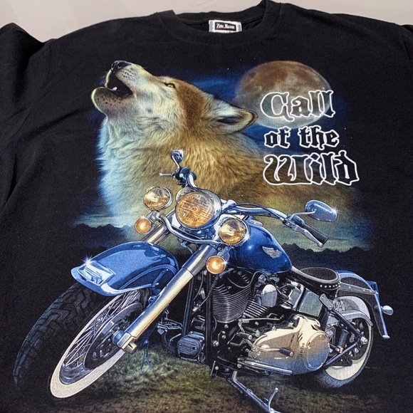 Call of the wild vintage biker - long sleeve - Picture 5 of 6